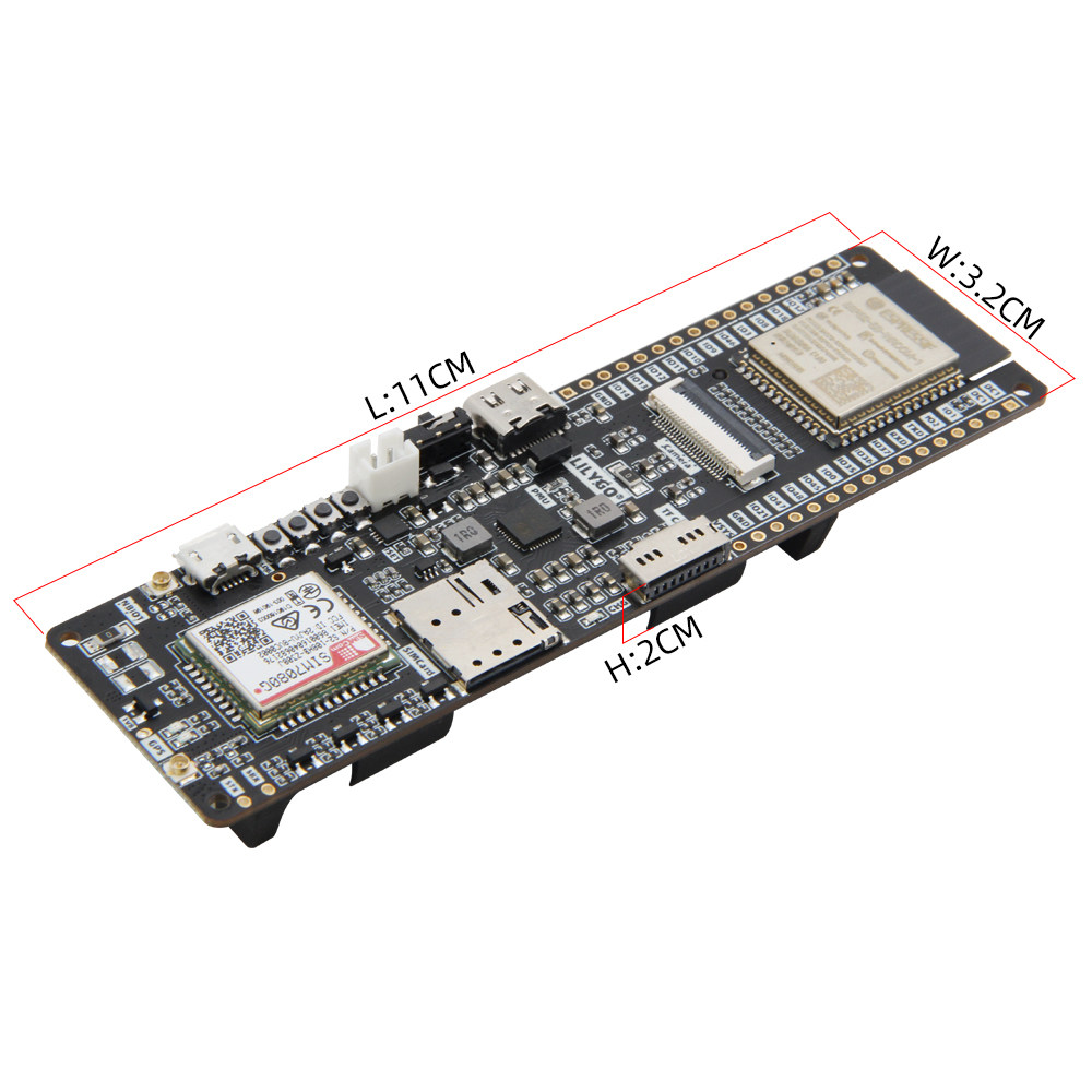 Lolin S3 - LILYGO T-SIM7080G-S3 ESP32-S3 Cat-M NB-IoT TF-kaart