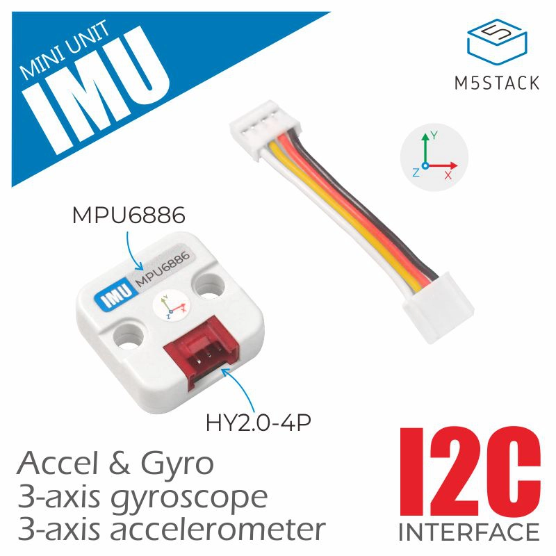 M5Stack Core2 - M5Stack officiële 6-assige IMU-eenheid (MPU6886)