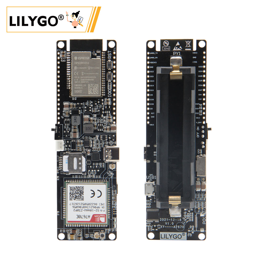Doit Esp32 - LILYGO® TTGO T-A7670G/E/SA R2 4G Development