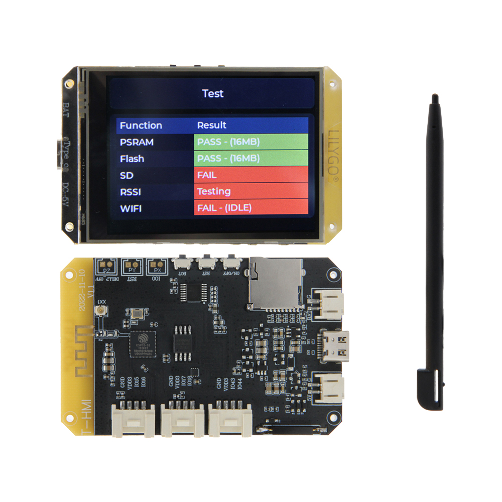 Ttgo Tdisplay - TTGO T-HMI ESP32-S3 Development Board 2.8