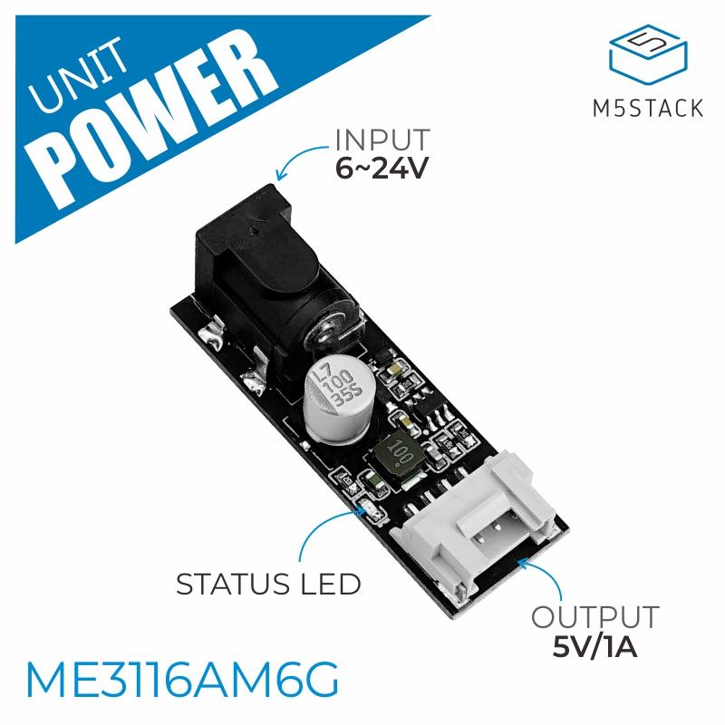 M5Stack - M5Stack officiële 5V Buck-convertereenheid (ME3116AM6G)