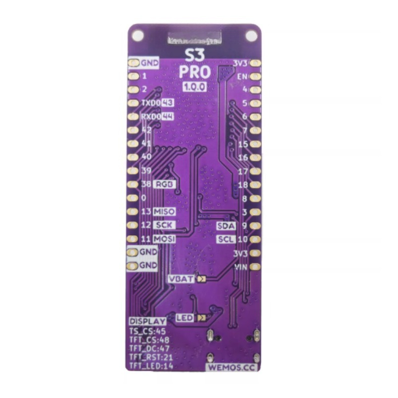 Lolin S3 - Voor LOLIN S3 Pro V1.0.0 ESP32-S3