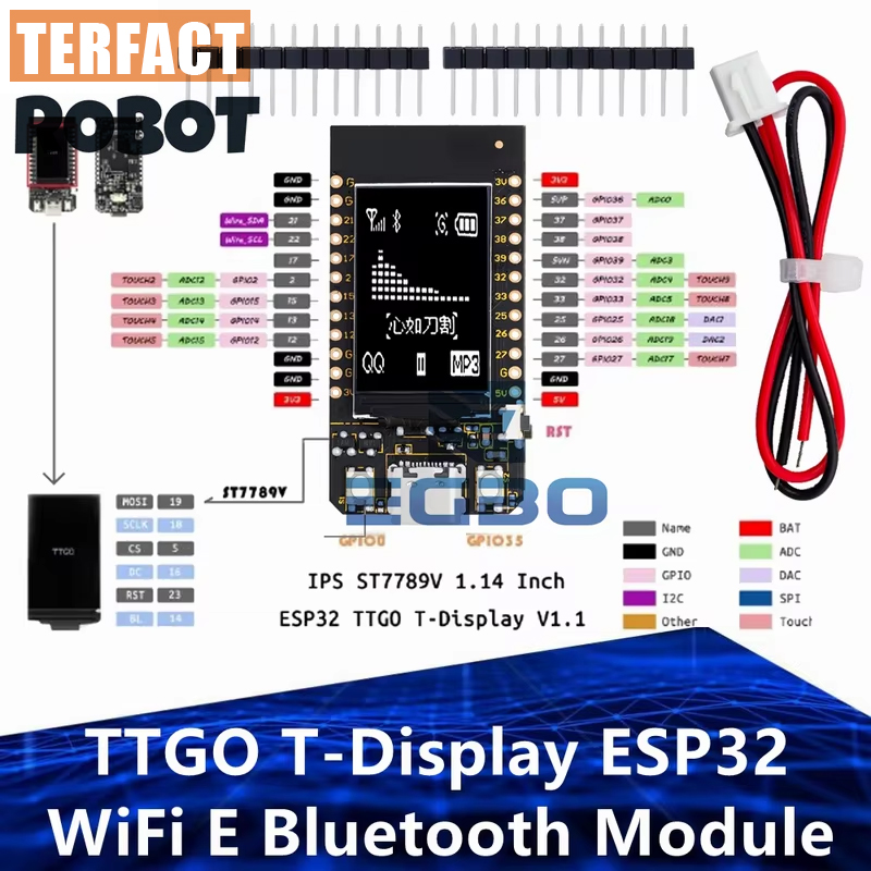 TTGO T-Display ESP32 WiFi en B - Ttgo Tdisplay recensie en prijs