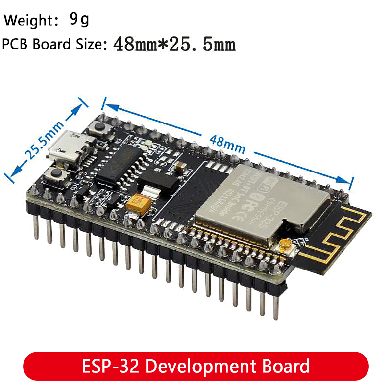 NodeMCU ESP-32S ESP-WROOM-32E  - Nodemcu 32S recensie en prijs