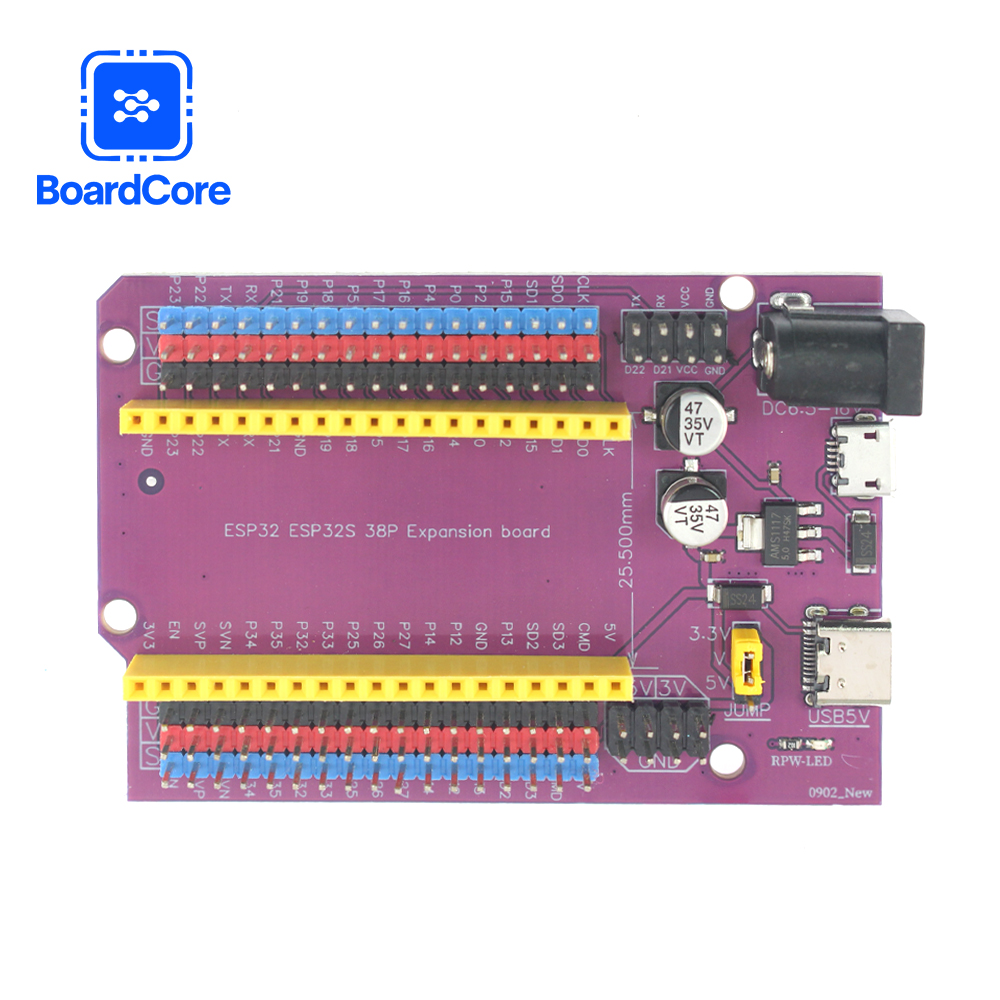 ESP32S 38Pin Uitbreidingskaart - Nodemcu 32S recensie en prijs