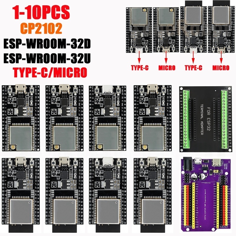 1-10PCS ESP32-DevKitC kernbord - Nodemcu 32S recensie en prijs