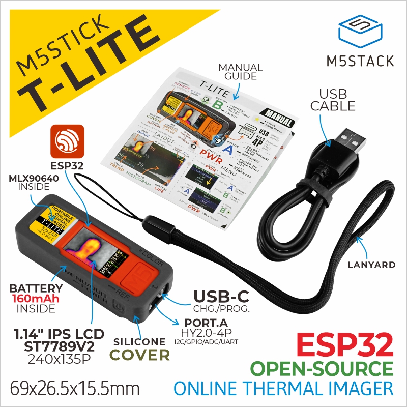 M5Stack officiële M5stick T-Li - M5Stack Core2 recensie en prijs