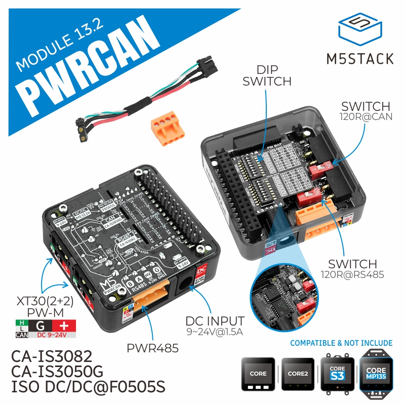 M5Stack officiële PWRCAN 13.2- - M5Stack recensie en prijs