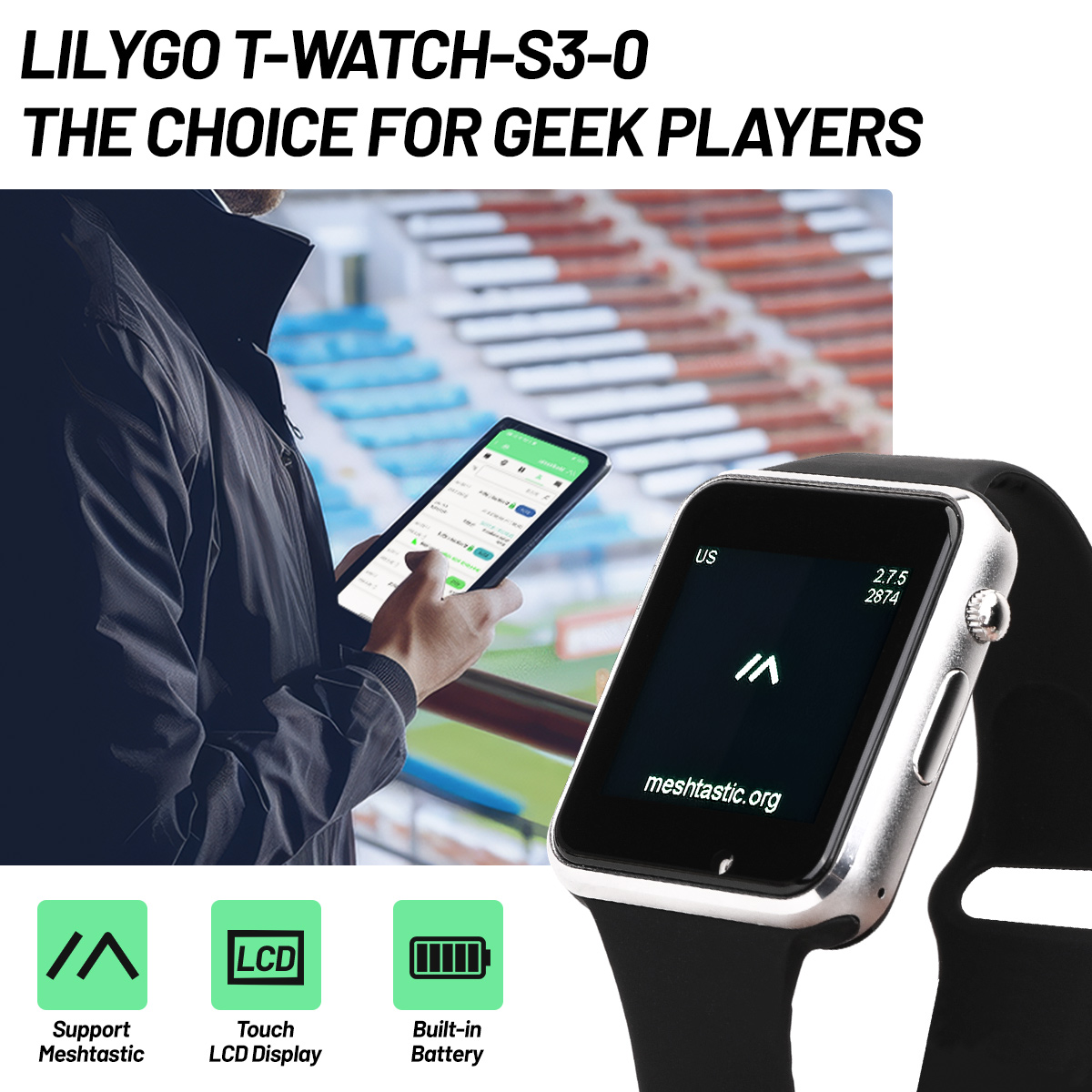 T-Watch-S3 ESP32-S3 Developmen - Ttgo T Watch recensie en prijs