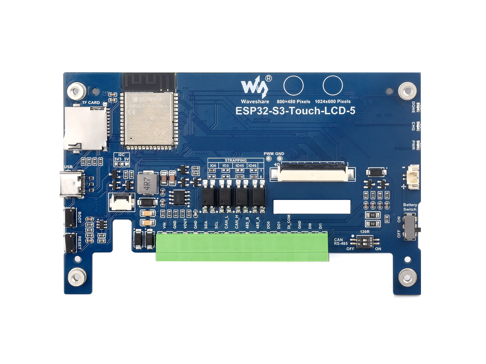 Waveshare ESP32-S3 5-inch capa - Doit Esp32 recensie en prijs