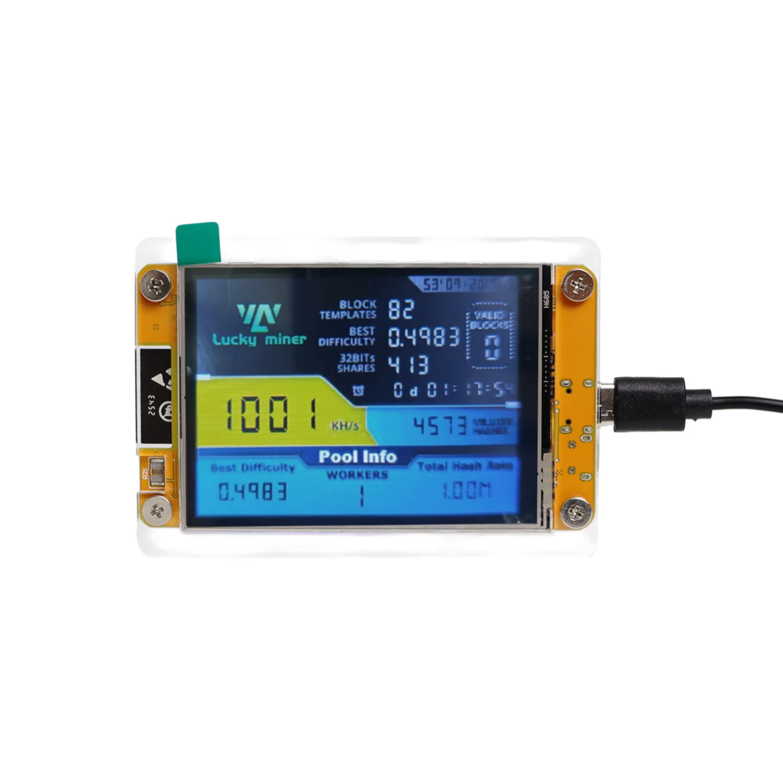 Lucky Miner LV04 NerdMiner V2  - Doit Esp32 recensie en prijs