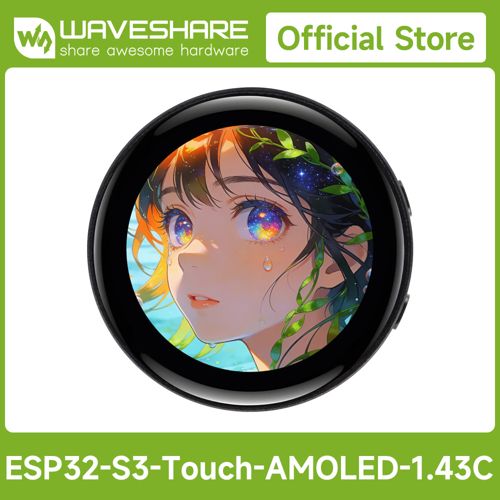 WaveshareESP32-S3 1,43 inch AM - Waveshare Esp32 recensie en prijs
