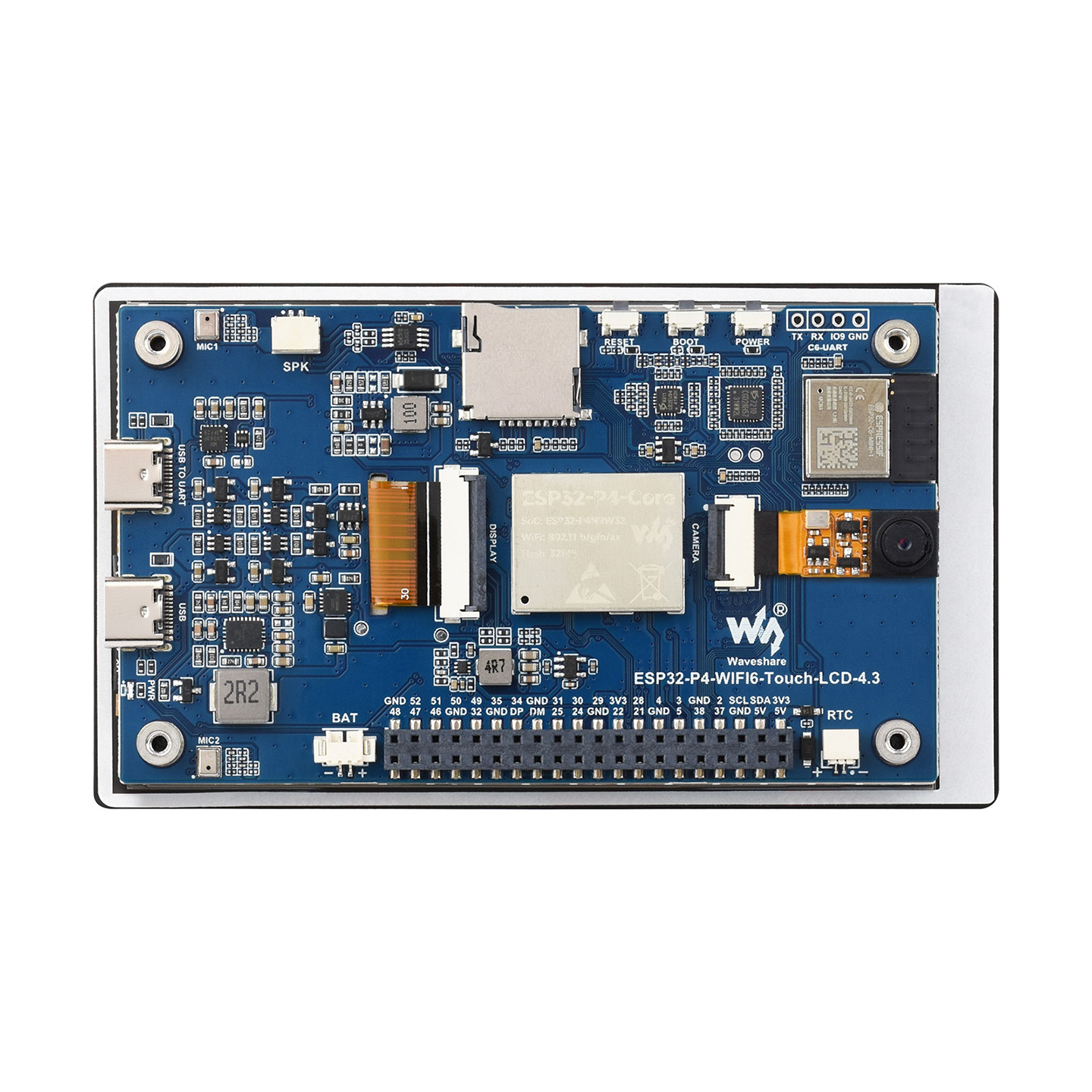 Waveshare ESP32-P4-WIFI6 4,3-i - Waveshare Esp32 recensie en prijs