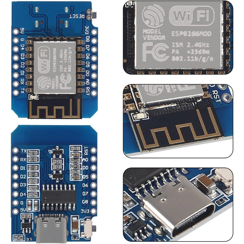 ESP8266 ESP-12F MINI D1 NodeMC - Nodemcuv2 recensie en prijs
