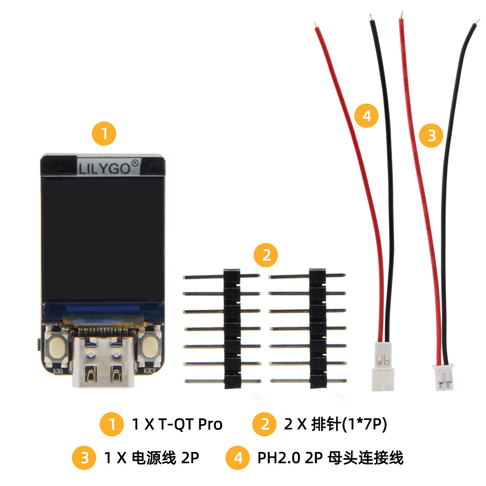 LILYGO T-QT Pro ESP32-S3 GC9A0 - Lolin S3 recensie en prijs
