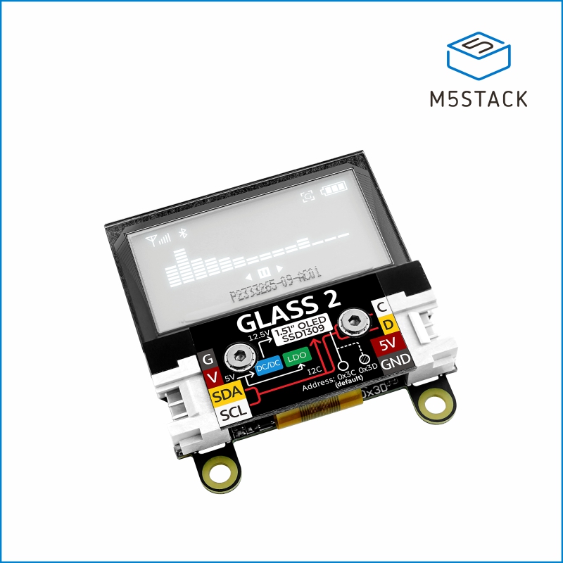 M5Stack officiële Glass2-eenhe - M5Stack Core2 recensie en prijs
