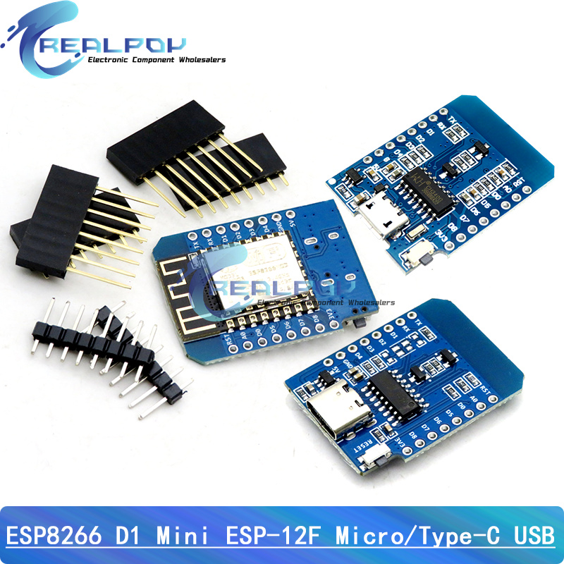 D1 Mini TYPE-C / MICRO ESP8266 - Nodemcuv2 recensie en prijs
