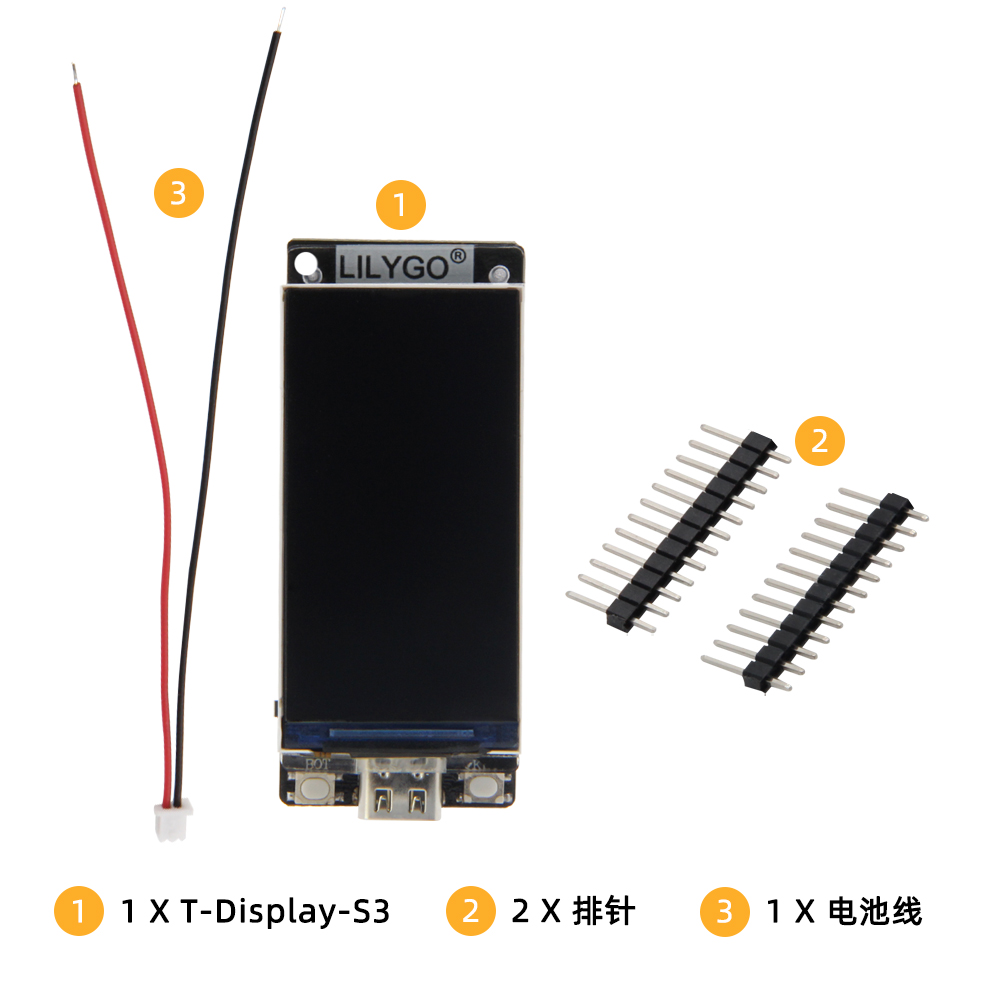 LILYGO T-Display-S3 1,9-inch L - Lolin S3 recensie en prijs