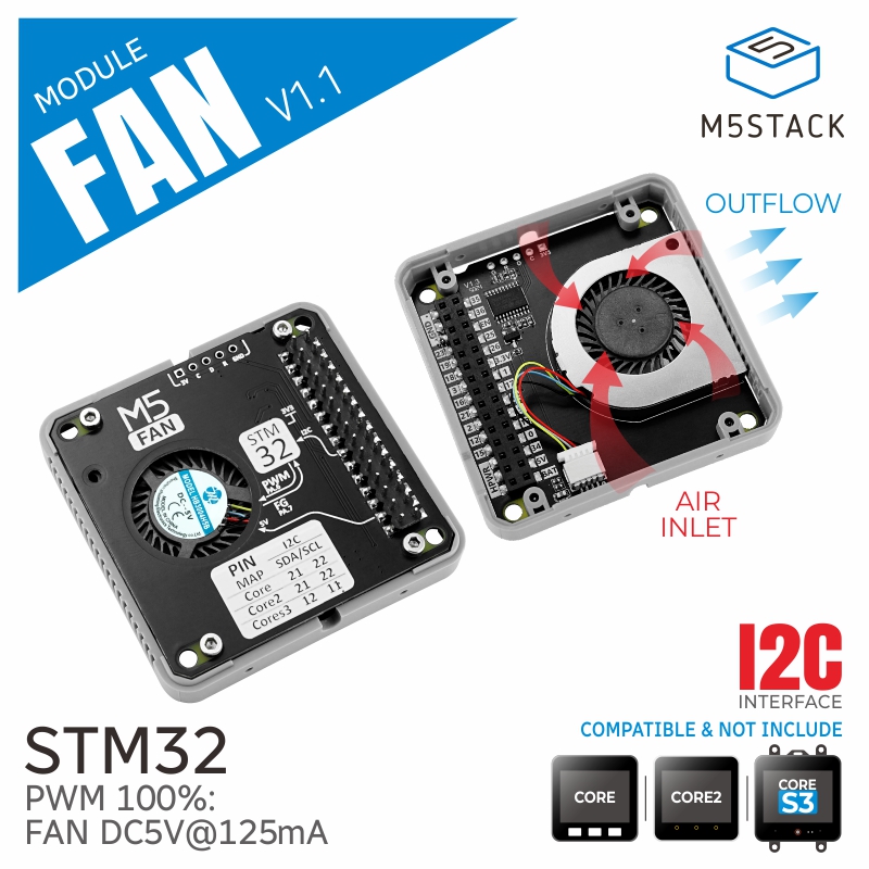 M5Stack officiële ventilatormo - M5Stack recensie en prijs